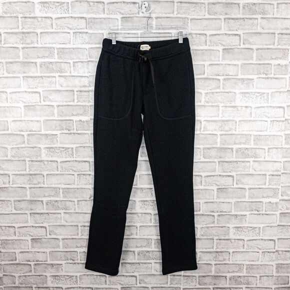 Taylor Stitch x Magic Seaweed The Pack Pants in Coal Fleece Size XS NWT